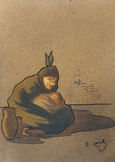 Female Cretin in Boí by Isidre Nonell